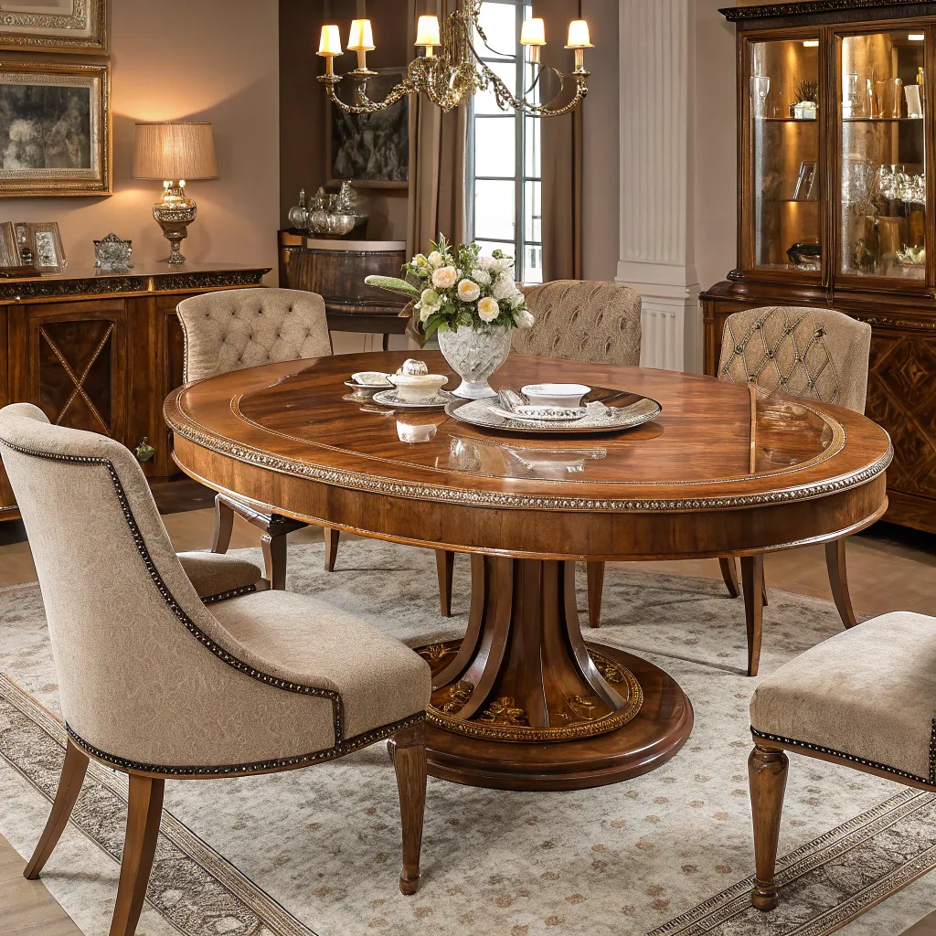 Elegant Wooden Dining Table